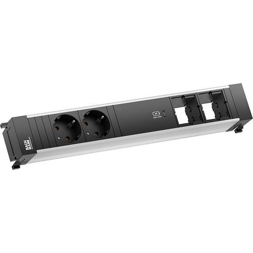 916.508 POWER FRAME 2xCEE7/3 1xUSB C Charger 2xC