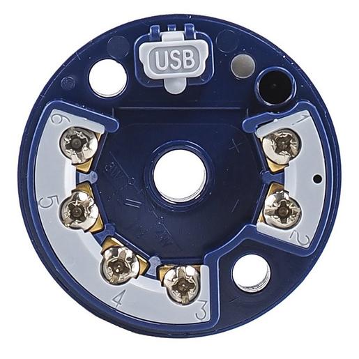 707050/8-06/000 0..100°C Pt100dl Zweidraht-Messumformer, Anschlusskopf Fo