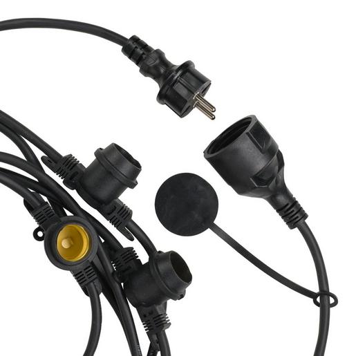 NLKE27_25M25.01 Lichterkette leer, 25m, 25xE27, IP44, fü