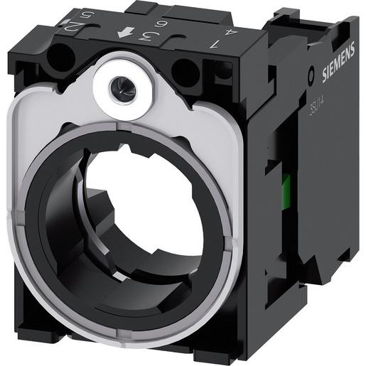 3SU1550-1AA10-1BA0 Halter für 3 Module, Metall, 1S