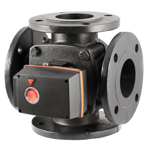 VWU 80 4-Wege-Umschaltventil DN 80 mit Stellmot