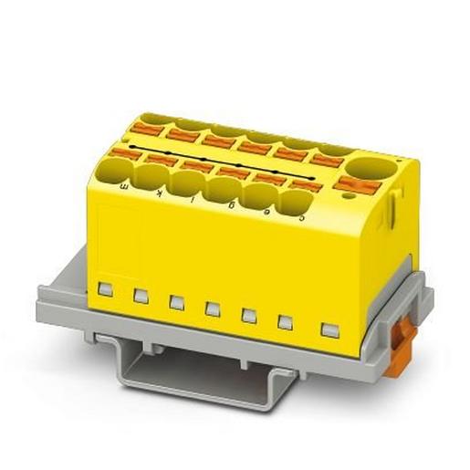 PTFIX 10/12X4-NS35 YE Verteilerblock