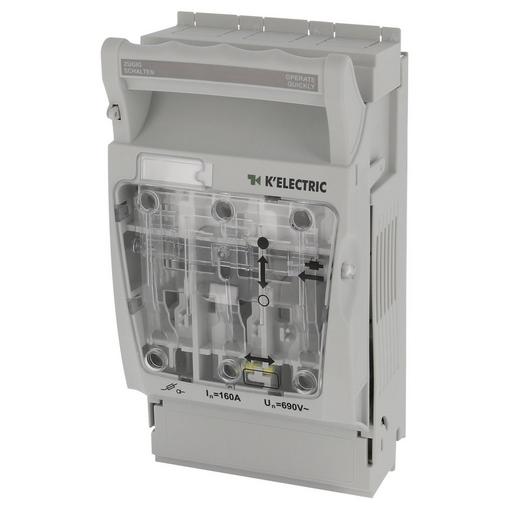 208011 NH 00 Reiter-Lasttrennschalter 160A, Abg