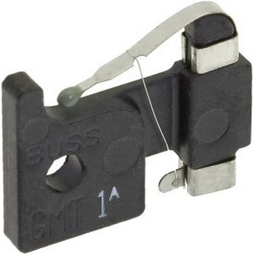 BUSS INDICATING FUSE BK/GMT-1A Sicherungseinsatz, Telekomm., 1 A, DC 60