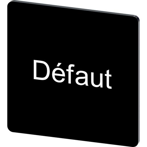 3SU1900-0AE16-0GN0 Bezeichnungsschild 27x27mm, Schild schwa