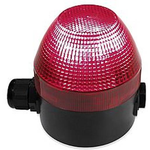 NES LED rot NES LED-Dauer-/Blinkleuchte 24-48V AC/DC