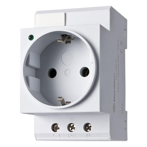 07.99.00 Steckdose für Reiheneinbau, Farbe grau,