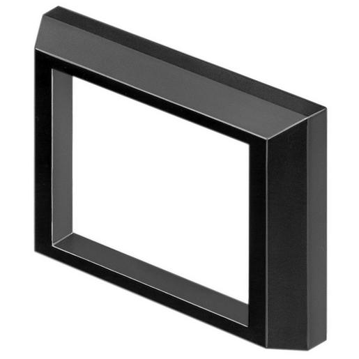 02-967.0 Frontrahmen schwarz hochgezogen 24x36 Ks