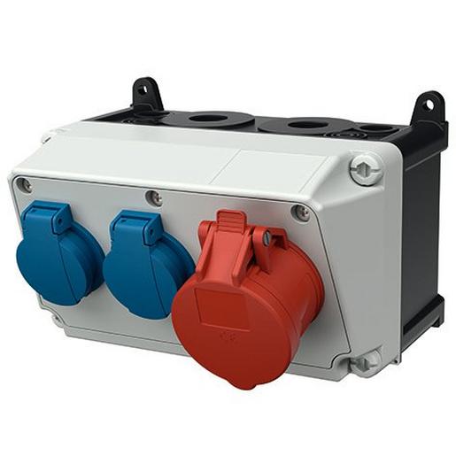 910007 AMAXX Steckdosen-Kombination, IP44