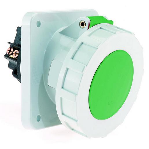 12171 Anbaudose 63A 5p >50V grün >300-500Hz 2