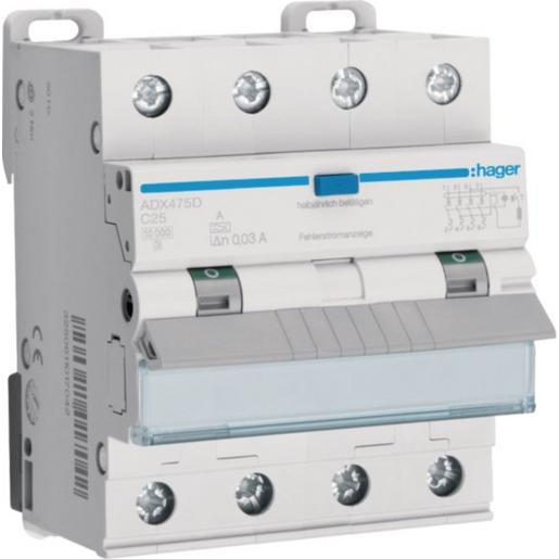 ADX475D FI-LS 4P 10kA C-25A 30mA Typ A