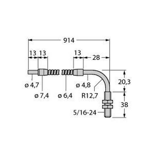 IAT23S Glas-Lichtleiter, Einzelleiter