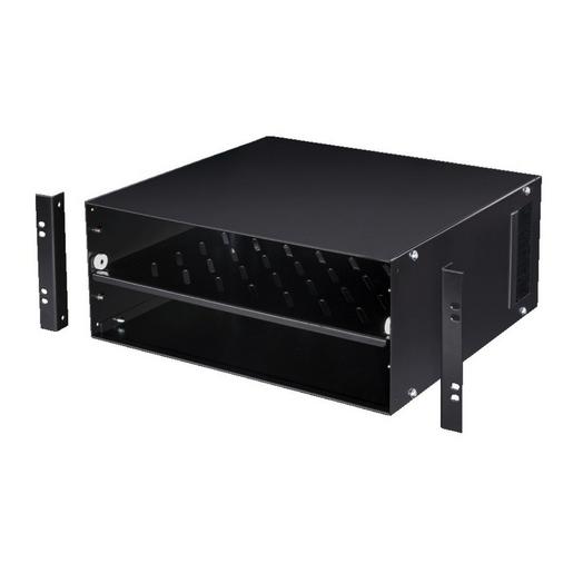 DK 5501.900 DK 19"-Kleingerätebox, 4 HE, geschottet