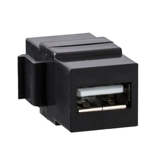 MTN4581-0001 USB-Keystone, USB A, schwarz
