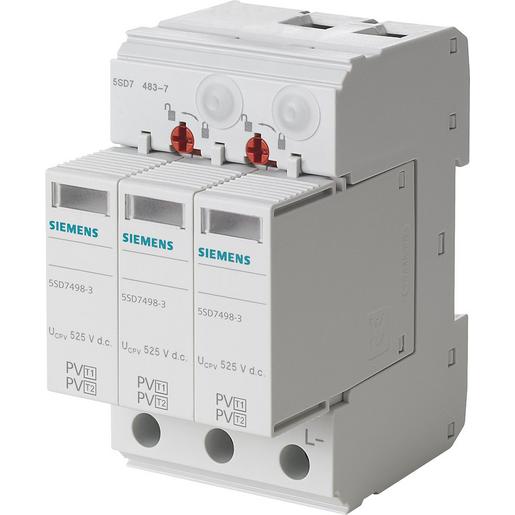 5SD7483-6 Überspannungsableiter T1/T2, UC 1050V DC