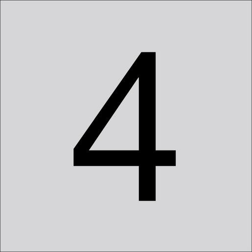 99220.003.4 Folienziffer H 40 mm, Ziffer 4