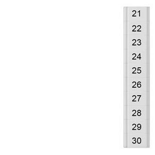 8WH8141-0AB25 Bezeichnungsschilder 3,5 mm, flach, quer