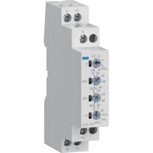 EUC100 Kontrollrelais Stromüberwachung 1P 1W