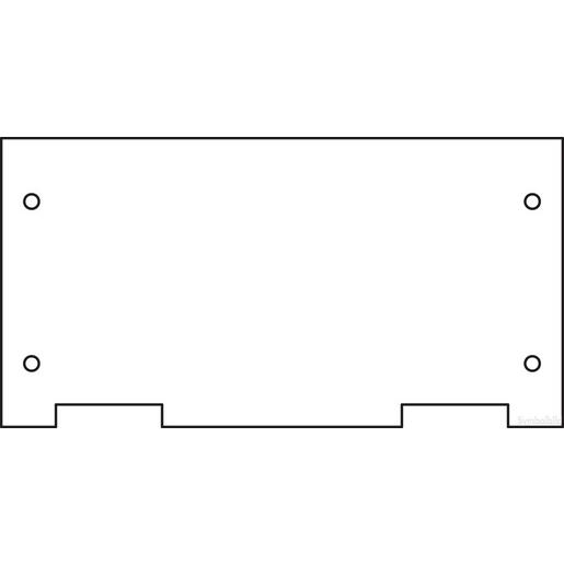9466285 PVC-Bodenplatte F5 635 (f. Kästen F mit