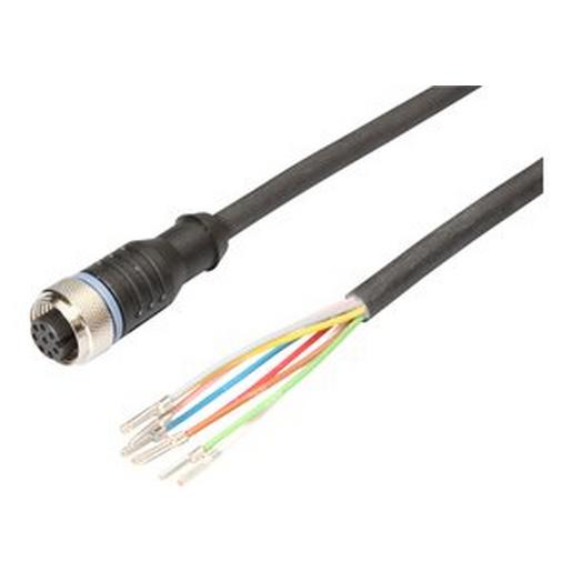 VKA00A25 Anschlussleitung, 10m, M12 Dose 8polig g