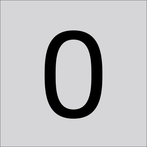 99221.013.0 Folienziffer H 60 mm, Ziffer 0