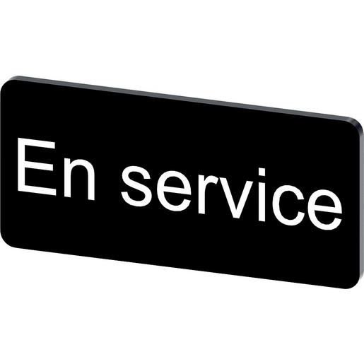 3SU1900-0AC16-0GM0 Bezeichnungsschild 12,5x27mm, Schild sch