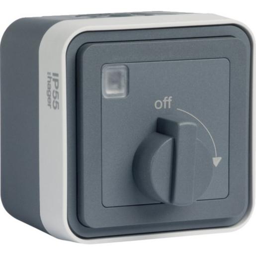 42273515 W.1 Mech. Z-Uhr,Drehkn.,15min,m. Geh.,gr