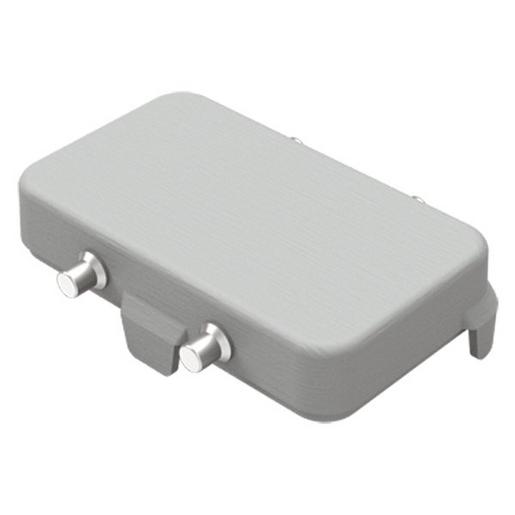 CHCS 10 Schutzdeckel, Gr.57.27, EMV Alu, 4 Bolze