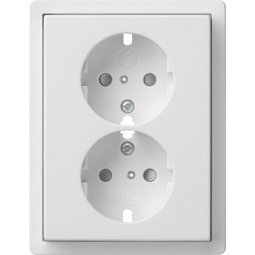 0930112 Abd. SCHUKO-Steckd. 2f Flächenschalter R