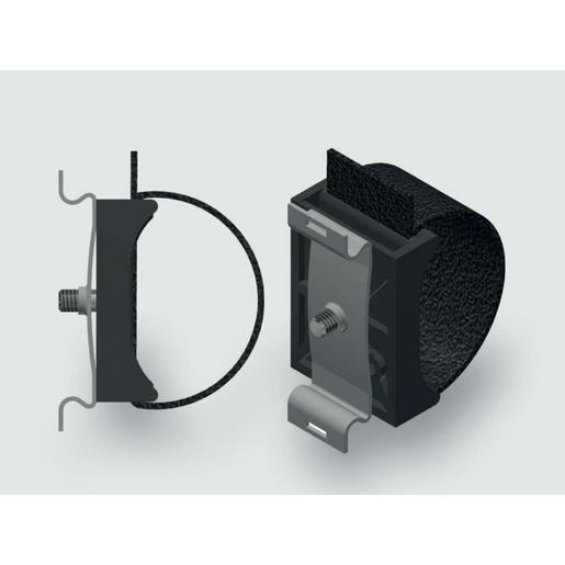 KBS Hutschienenadapter, 1VPE=10 KBS Klettbandsockel Hutschiene, 1VPE=10