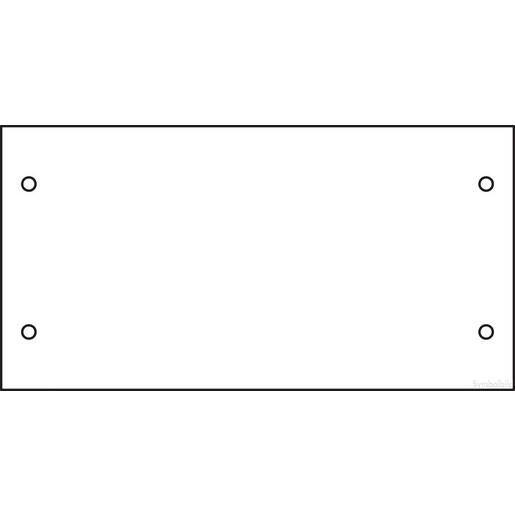9466425 PVC-Bodenplatte X1 (f. Kästen X mit Sock