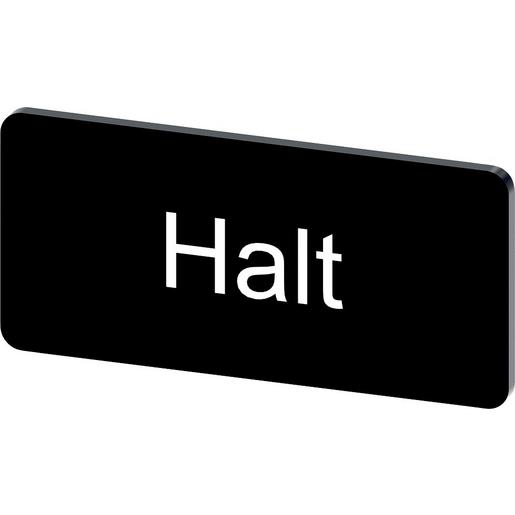 3SU1900-0AC16-0AK0 Bezeichnungsschild 12,5x27mm, Schild sch