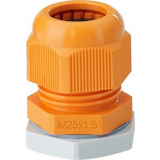 AKMF 25 Anbau-Kabelstutzen, IP 66, M 25, orange
