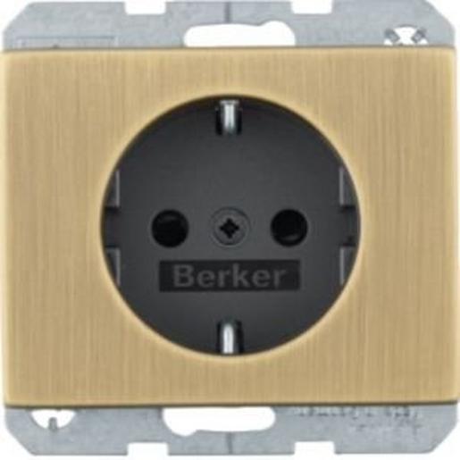 MAN0104017 Steckdose SCHUKO erh BS K.5 Messing