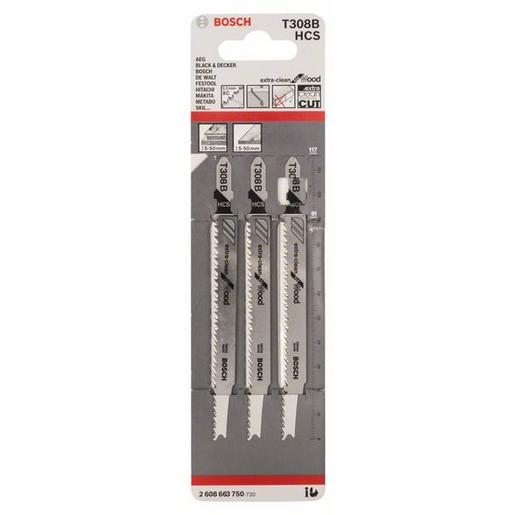 Stichsägeblatt T 308 B Stichsägeblatt-Set T308 B, Extraclean fo