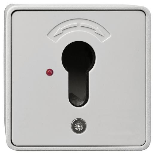 4594 Schlüsseltaster Aufputz ohne Zylinder