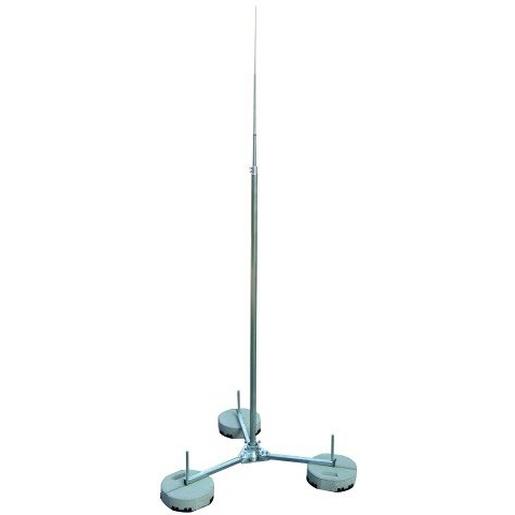 FS D40 16 10 4000 AL DBS KB STTZN Fangstange D 40/16/10mm Al L 4000mm mit