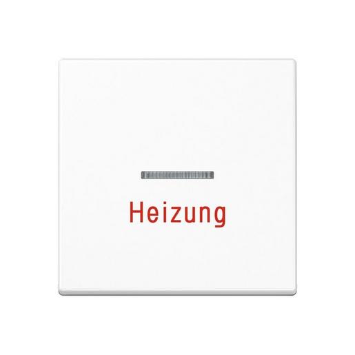 A 590 BF H WW Wippe 1fach, mit Lichtleiter, Aufschrift