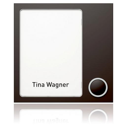 1875150 Portier Tastenmodul 1WE, graubraun