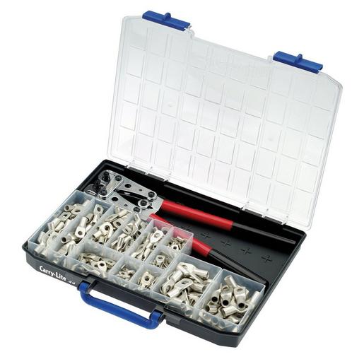 181545 Sortimentkasten mit Rohrkabelschuhn, 255