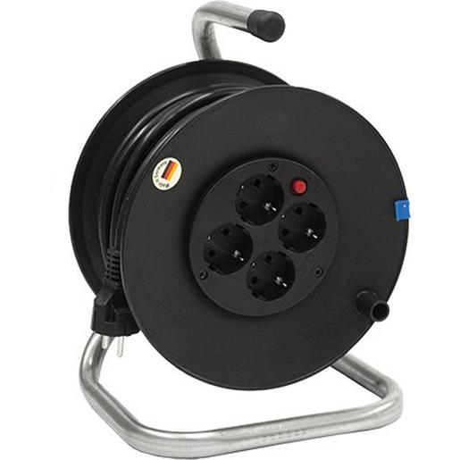 392.180 Kabeltrommel 4-fach mit Thermoschutz