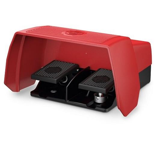 F2-U2ZD/U1Z UN Fußschalter Metall 2-pedalig mit Unfal