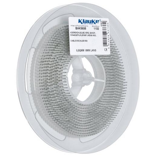 BAK9718 Isolierte Aderendhülsen, Kleinspule, 1