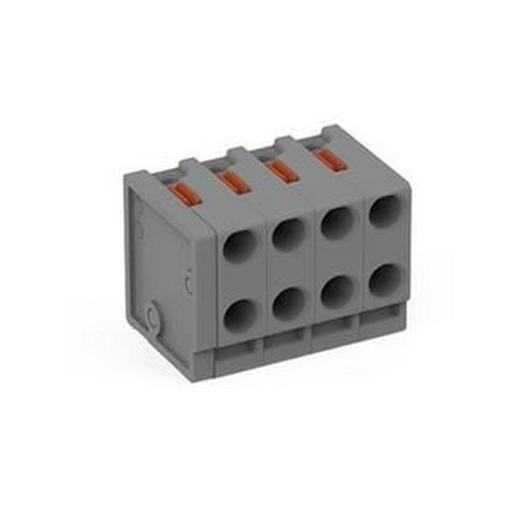 252-304 Leiterplatten-Anschlussklemme, Buchse, 2