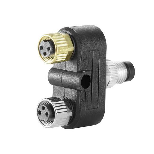 SAI-Y-3/3 M8-M8 U Adapter, Polzahl: 3, Codierung: M8 = kei