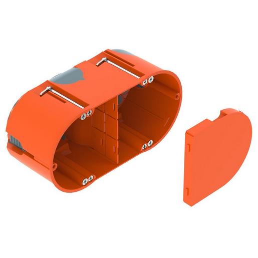 HE 61-DV-L HW Elektronikdose doppelte Ausführung, l