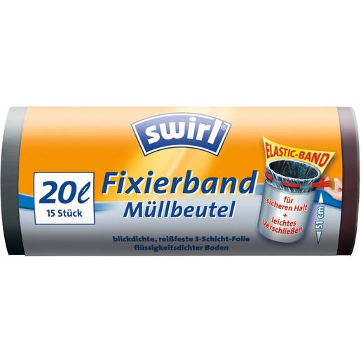 20 l Fixierband Müllbeutel VPE Swirl® 20 l Fixierband Müllbeutel, VPE