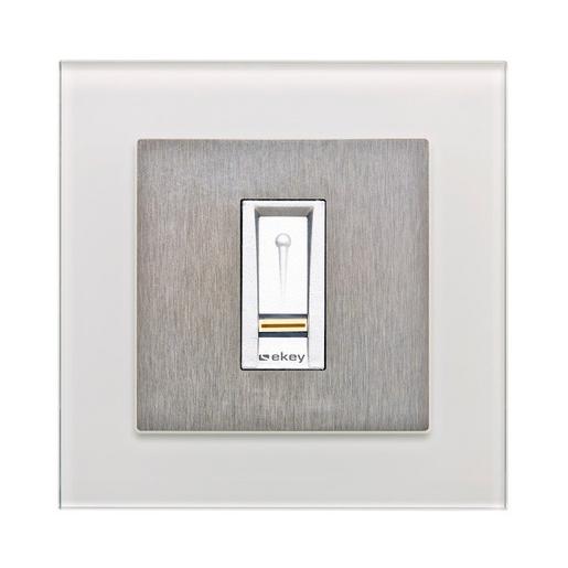 ekey Rahmen FS UP GL WE ekey Rahmen aus Glas weiß für den ekey F