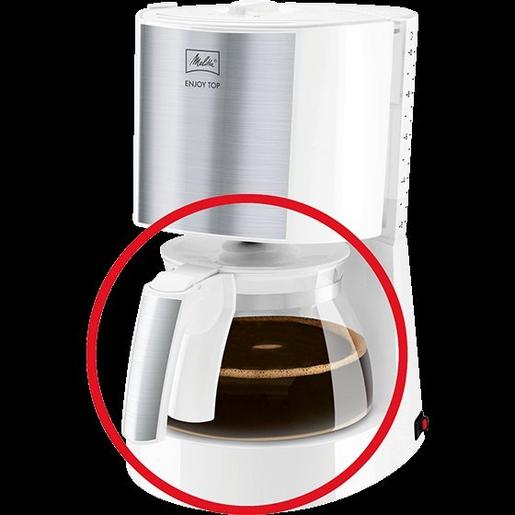 1017-03 Melitta® Glaskanne Enjoy Top Glas weiß