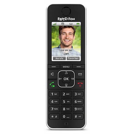 AVM FRITZ!Fon C6 Mobilteil Black HD-Telefonie, Internetdienste und Smarth